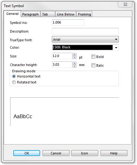 Text Symbol