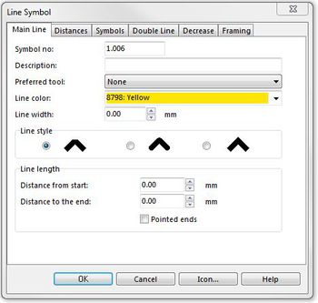 new line symbol