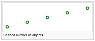 Defined number of objects